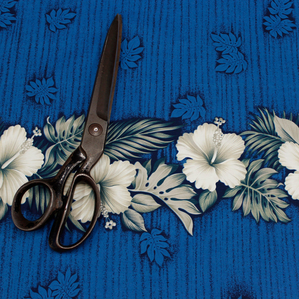 New Hibiscus - Fabric by the Yard - 100% Cotton - 45" - Ninth Isle, Made with Aloha