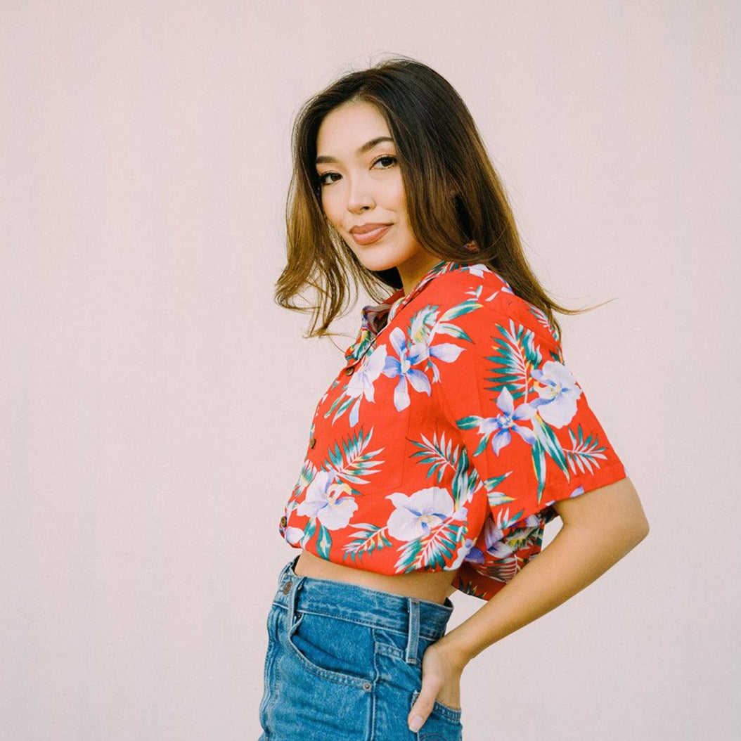 New Orchid Petite Aloha Shirt, Made in Hawaii – Ninth Isle