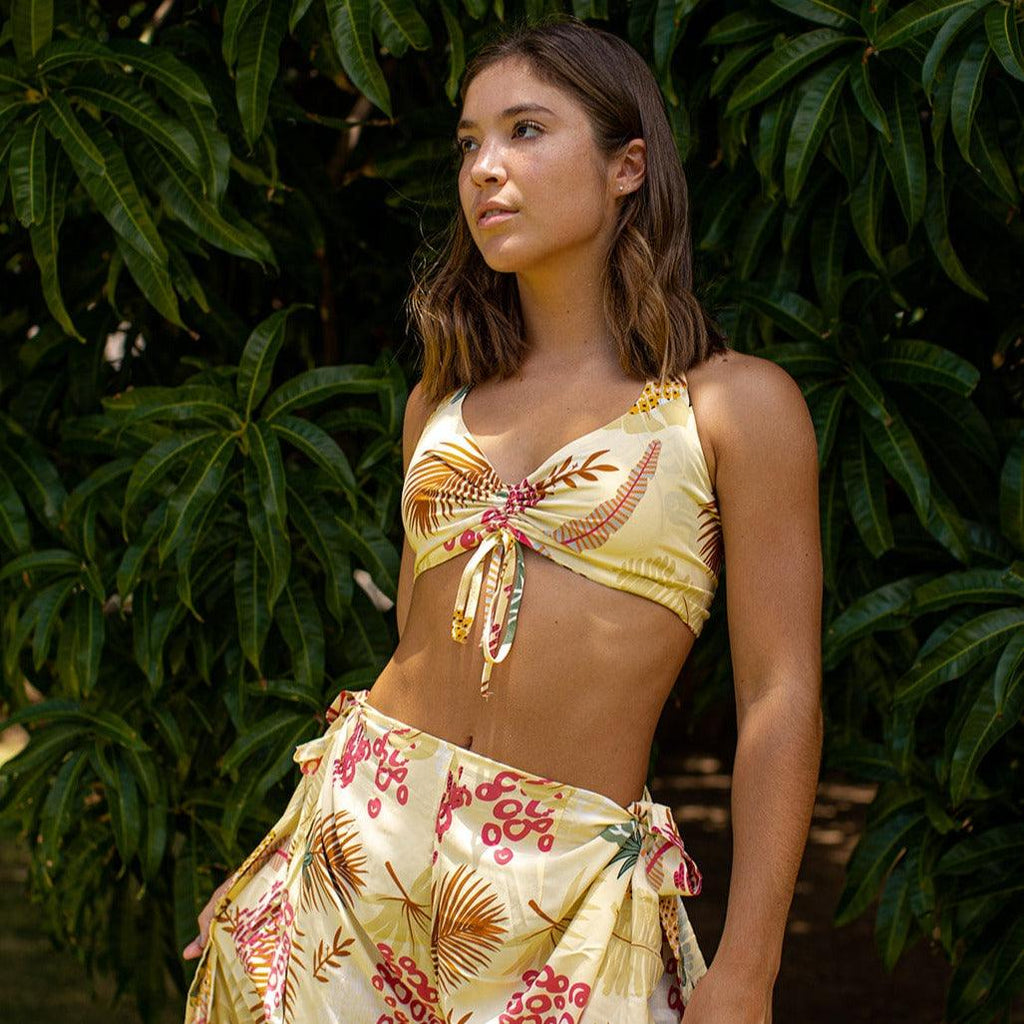 Pineapple Wrap Pants and Top Set, Made in Hawaii - Ninth Isle, Made with Aloha